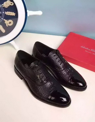 Salvatore Ferragamo Business Men Shoes--030